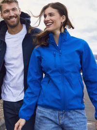 Damen Softshell Jacke Blau